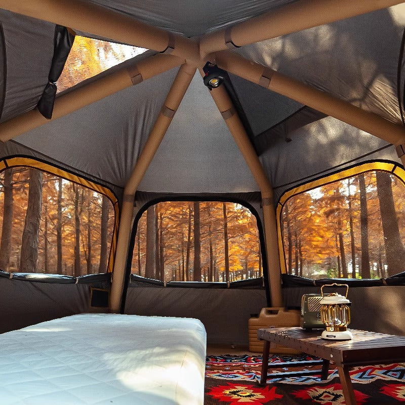 intérieur tentes gonflables titane