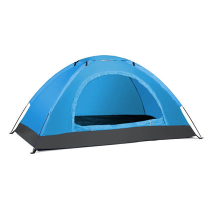 tente de camping bleu 1 personne