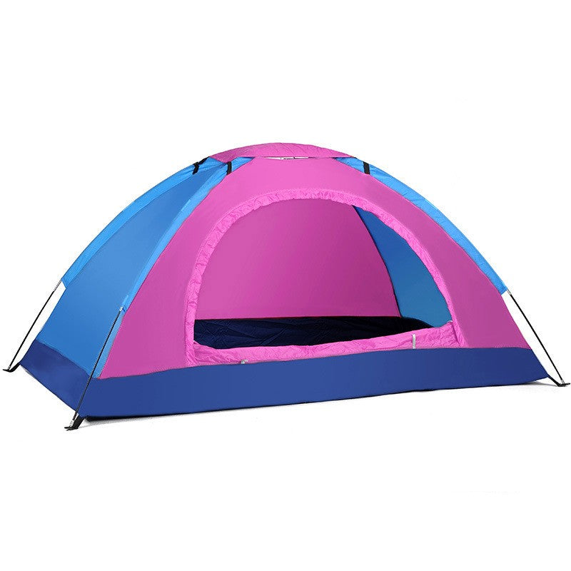 tente de camping bleu rose 1 personne