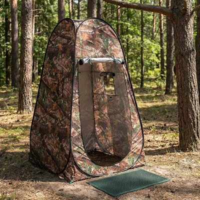 Tente de douche camouflage