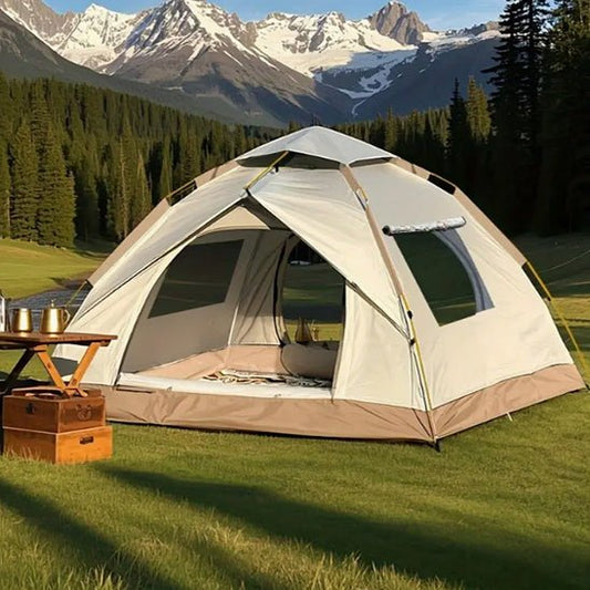 tente pour camping foret montagne